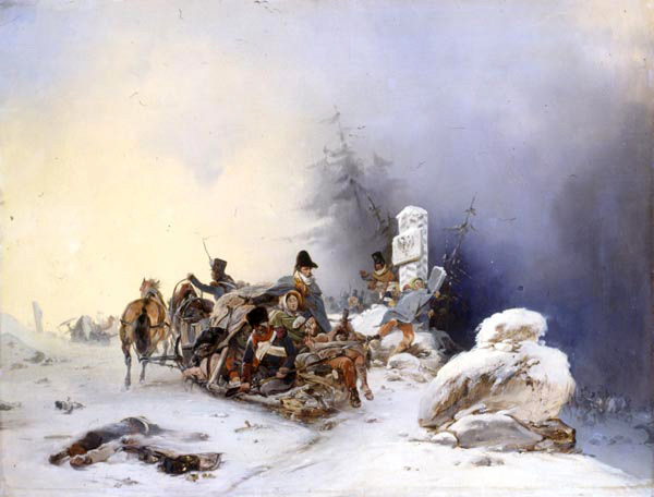 retreat of french civilians